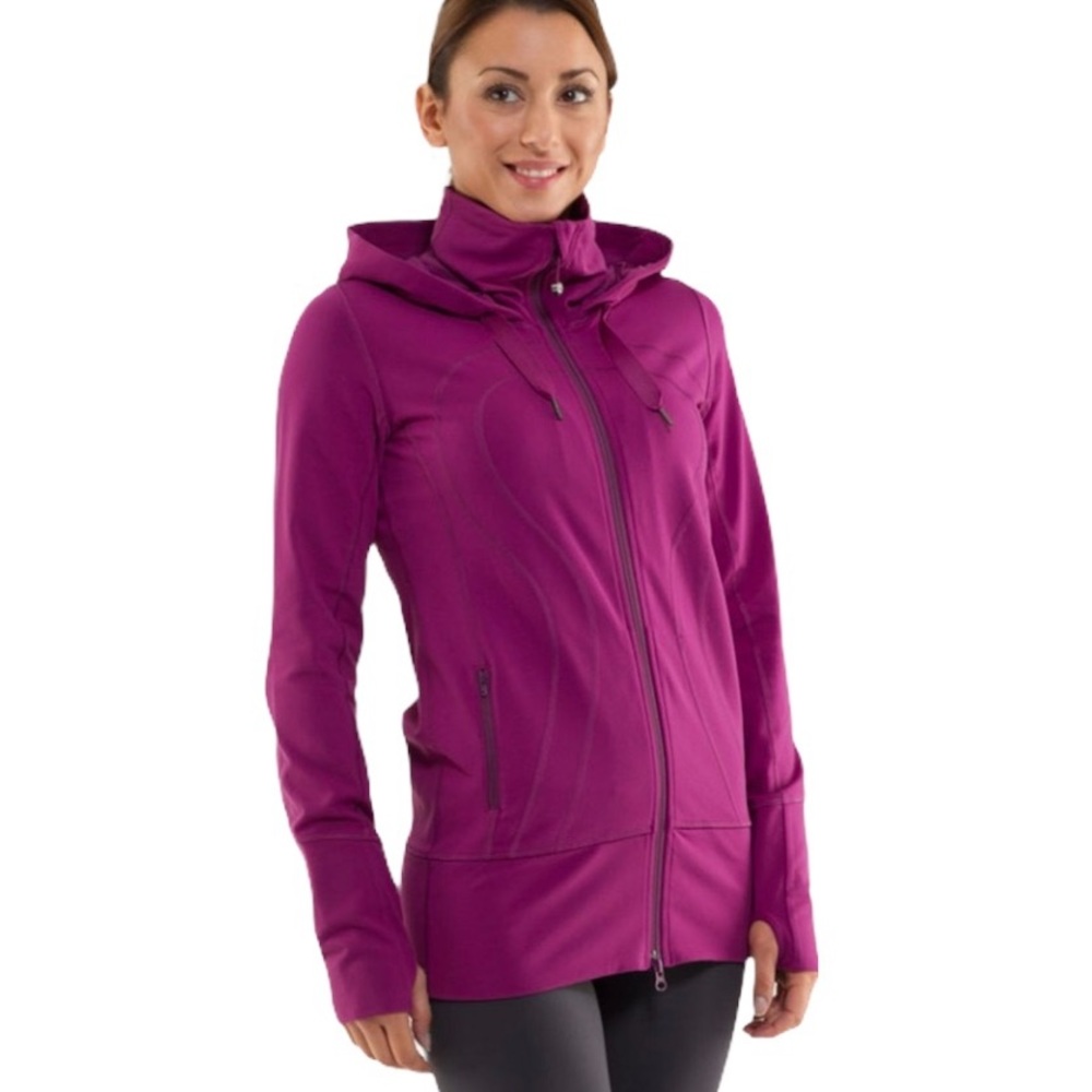 Lululemon Stride jacket tunic length - in dew berry
